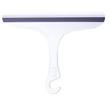 Ducky Shower Squeegee Window Squeegee ABS (Acrylonitrile Butadiene Styrene), White, Approx. 20 x 23 x 2.8 cm
