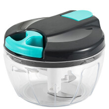 Multi-Function Manual Food Processors & Chopper with Cover and Handle, Vegetable Chopper Shredder,Suitable for Onions Gingers Peppers Fruits