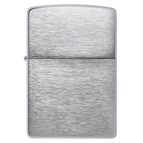 Zippo Lighter, Metal, BRUSHED CHROME, One Size