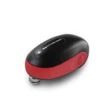 One-to-Go Electric Can Opener: Open Cans with One Press - Auto Detect & Cut Any Can Shape, with Auto-Stop, No Sharp Edges, Handy Lid Remover, Battery