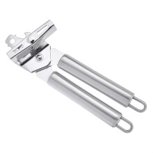 3-in-1 Stainless Steel Manual Tin Can Opener, Durable and With Hook for Easy Hang Drying (Previously AmazonCommercial brand)