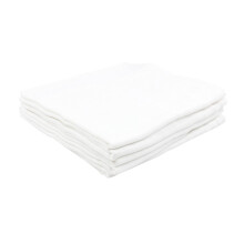Baby Muslin Squares Printed, 70x80, 5 or 10 pieces, White, 5er Pack