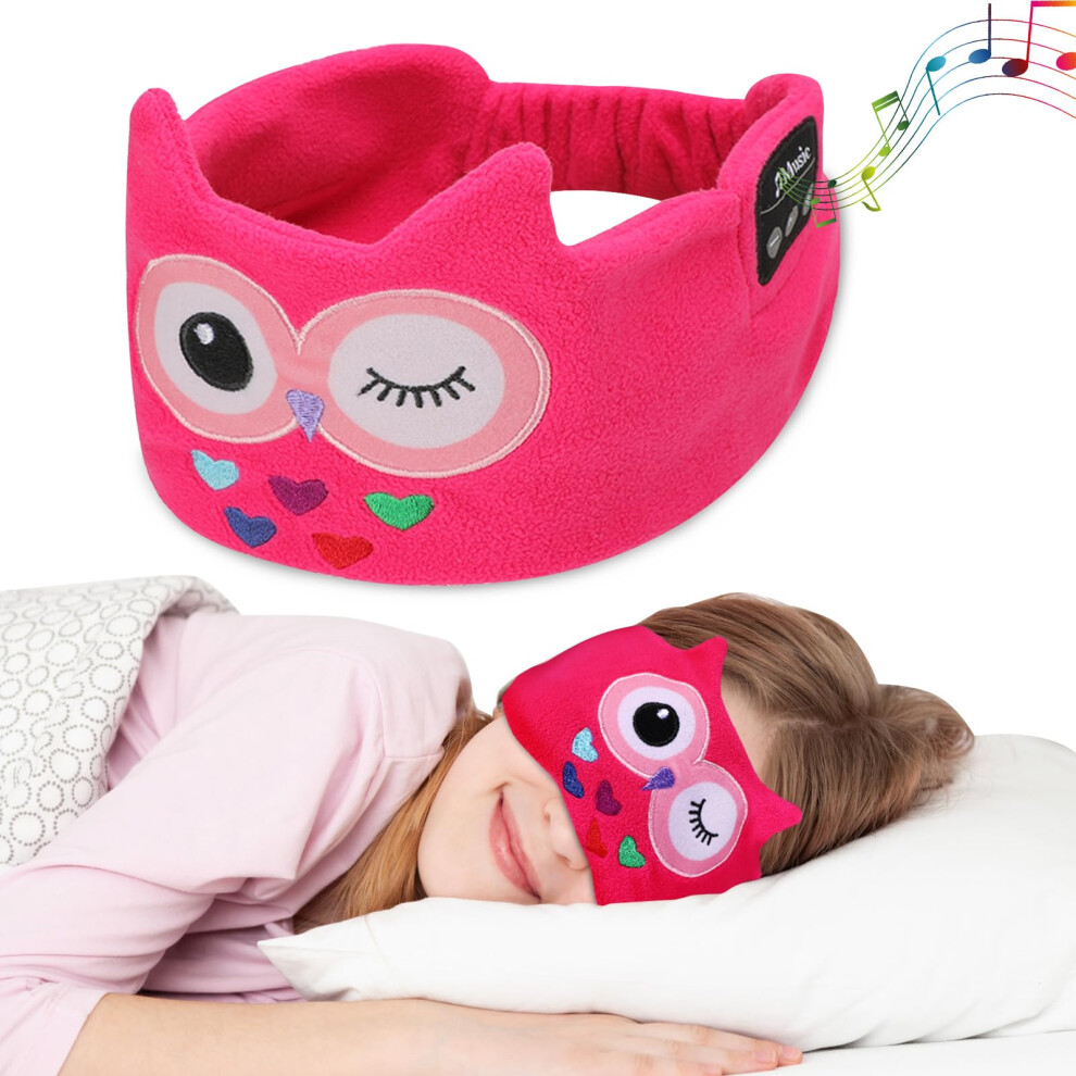 Kids Bluetooth Eye Mask For Sleeping, Luckits Kids Headband Headphones Musical Sleep Eye Mask With Speakers Wireless Bluetooth Headband Headset 658359877271