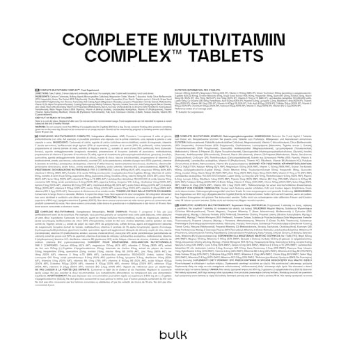 Complete Multivitamin Complex Tablets, Pack of 270, 270 Servings, Packaging May Vary 2