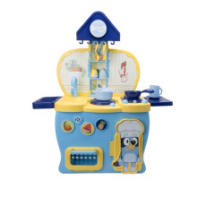 Bluey Kitchen Playset | Pretend Kitchen With Oven, Sink, Hob And Much More | Childrens Toy Kitchen Set With Accessories | Pretend Cooking Playset |