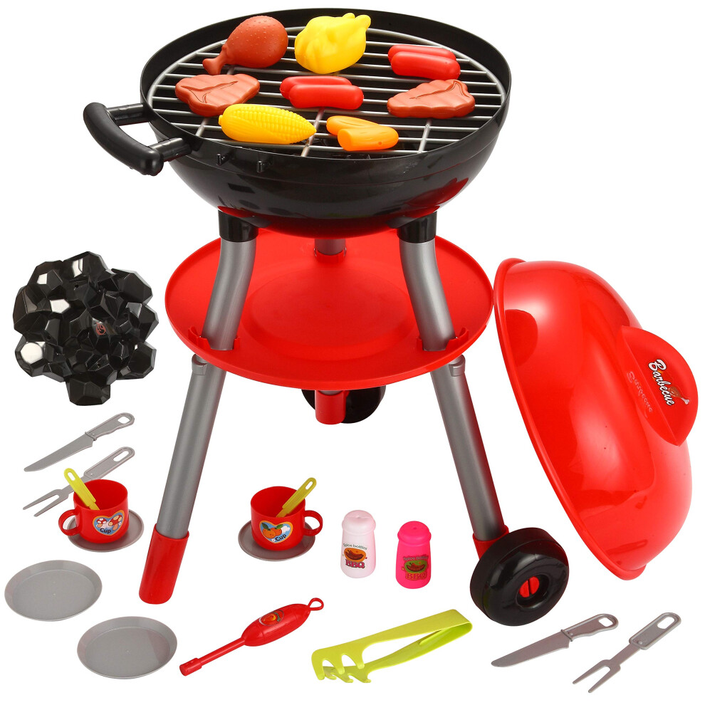 24 PCS Little Chef Barbecue BBQ Cooking Kitchen Toy Interactive Grill Play Food Cooking Playset for Kids Kitchen Pretend Play on OnBuy