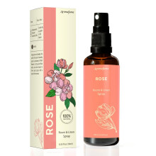 Rose Room, Linen & Pillow Spray by Aromafume | 100ml/3.38 fl oz | with Pure Rose Essential Oil | Aromatherapy Spray for Relaxation, Sleep & Stress