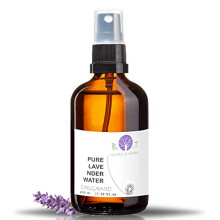 ORGANIC Lavender Deep Sleep Pillow Spray. Relaxing Lavender Mist Better Sleep Hydrolat Ideal for Sensitive & Mature Skin, Facial Toner, Body Fragrance