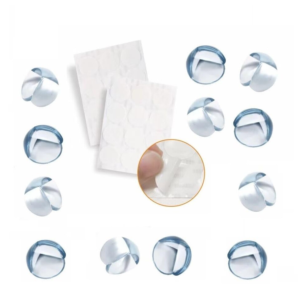 Start And Drive Corner Protectors For Kids - Furniture Corner Guard & Edge Safety Bumpers - Baby Proofing Cushion To Cover Sharp Furniture & Table Edges - Clear And