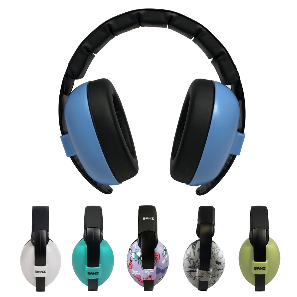 Banz Unisex Kids Bubzee Baby Ear Defenders 0-36 Months, Noise Cancelling Headphones For Kids