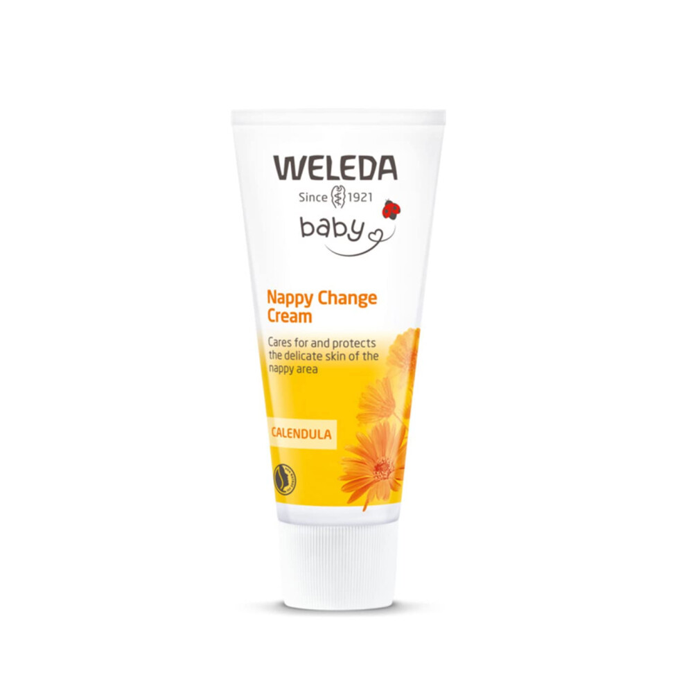 Baby Nappy W. Calendula, Natural Nappy Rash Ointment, Baby For Newborn Up, Baby Barrier & Baby Balm For Bottoms Cares & Protects Cream Weleda