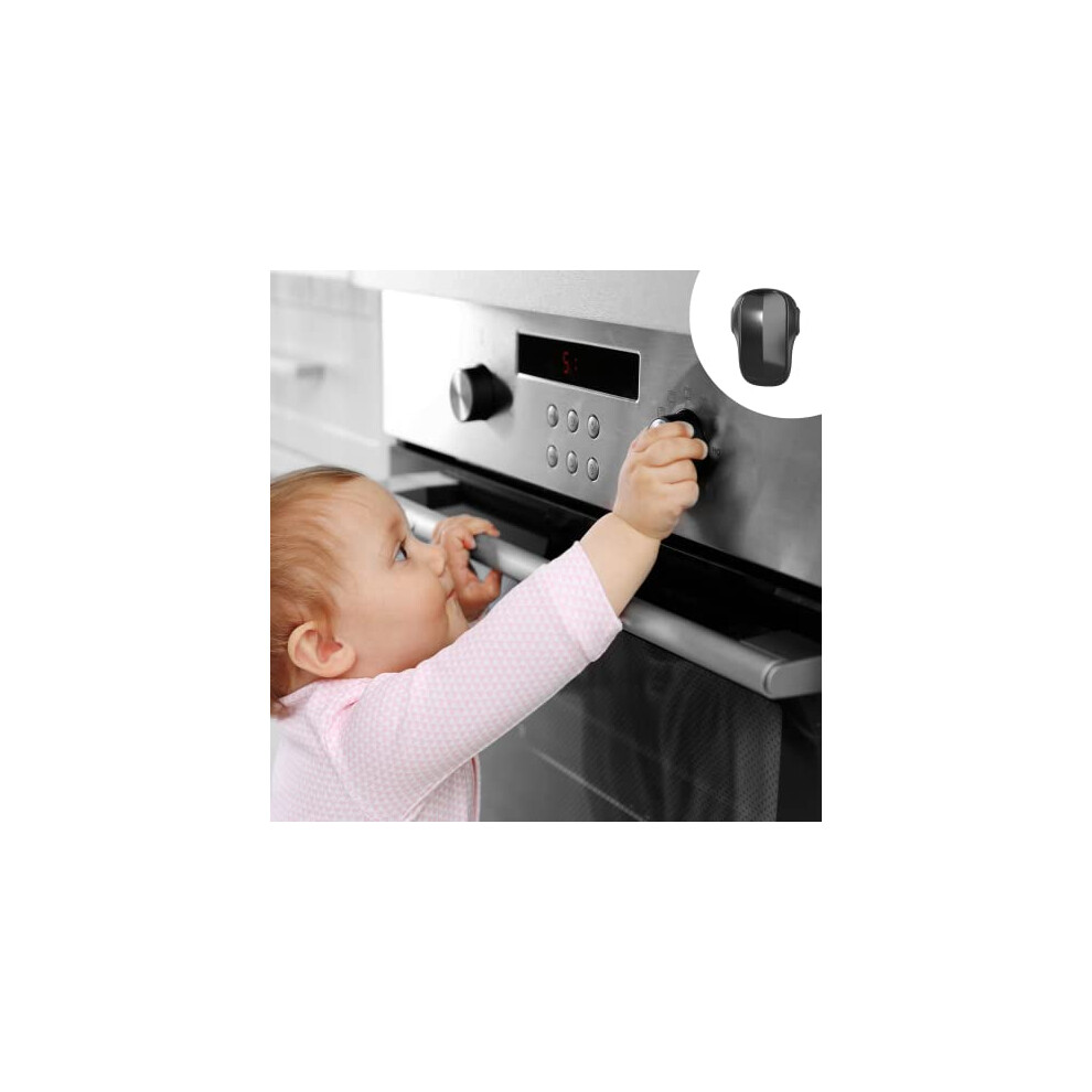 Moonybaby Baby Safety Lock For Oven, Child Safety Oven Lock, Easy To Install, Strong 3M Adhesive, Childproofing Lock For Toddler, Heat Resistant Material (1