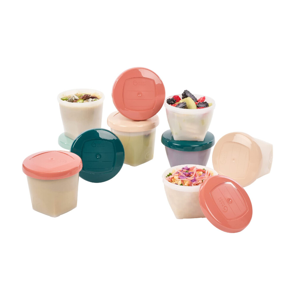 biosourced BABYBOLS - Kit 8 x 180ml + 8 x 250ml food storage tubs