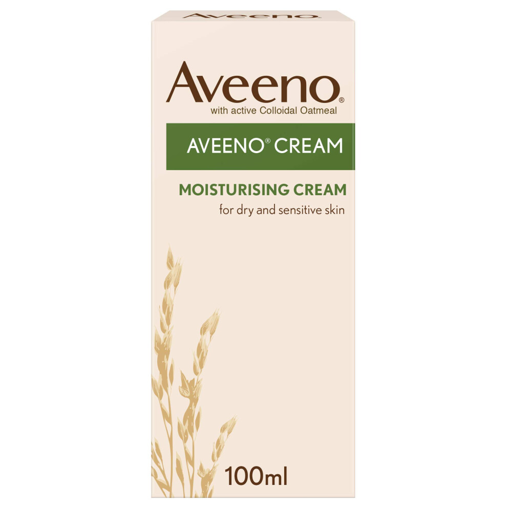 Moisturising Cream (1x 100ml), Nourishing Body Lotion with Hydrating Colloidal Oatmeal, Full Body Moisturiser for Dry and Sensitive Skin, Suitable For