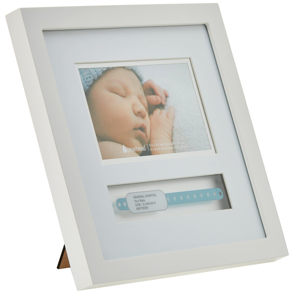 Baby Hospital Id Bracelet And Photo Keepsake Frame, Newborn Baby Gifts, New Baby Gift For Expecting Parents Pearhead