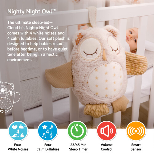 Cloud b Nuisette Nacht Eule-smart Sensor 1