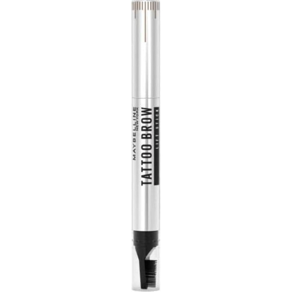 Maybelline Brown Tattoo Brow Lift Stick, Lift, Tint & Sculpt Brows, All Day Wear, Soft