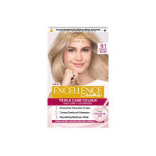 L'Oréal Paris Excellence Crème Permanent Hair Dye, Radiant At-Home Hair Colour with up to 100% Grey Coverage, Pro-Keratin, Up to 8 Weeks of Colour,