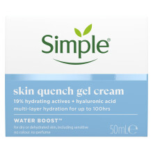 Water Boost Skin Quench Gel Face Cream with 19% Hydrating Actives and Hyaluronic Acid Moisturiser for Dry Skin 50 ml
