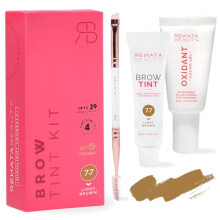 Brow Tint Kit – Eyebrow Tint Set – Dye Kit with Color Tint, Cream Developer and Styling Brush – Long-Lasting Effect Up to 4 Weeks – 30