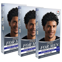 - Dark Brown Permanent Hair Colour | Pack of 3 | Grey Hair Colouring for Men with Comb Applicator Included | Natural-Look Hair Dye | No Mixing Ready
