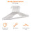 Amazon Stainless Steel Clothes Hangers (20-Pack), Chrome 3