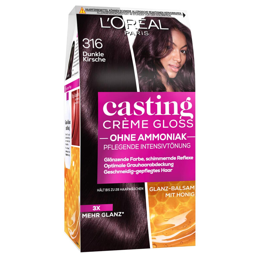 New L’oréal Paris L'oréal Paris Casting Creme Gloss No. 316 Dark Cherry Red