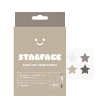 Starface Earth Star BIG PACK Hydrocollo?e puistjespleisters absorberen vocht en verminderen roodheid Leuke stervorm en 4 neutrale kleuren (96 stuks)
