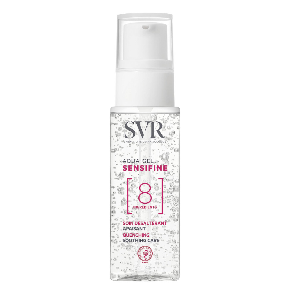 Svr Sensifine Cooling, 24H Hydrating Face Aqua-Gel For Hypoallergenic, Hypersensitive, Reactive Blanced-To-Normal Skin, 8-Ingredient Minimalist Formula,