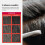 Just For Men Ultra Darkest Black Hair Colour Dye, No Mix Comb-In Applicator to Comb Away The Greys, Ammonia & Peroxide Free – A65 6