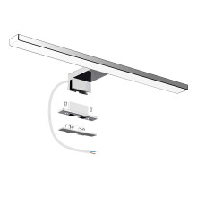 LED Mirror Light 10W 820LM Bathroom Mirror Lamp,Cool White 6500K LED Cabinet Light Wall Toilet Lamp IP44 230V Stainless Steel Bath Mirror Front Light