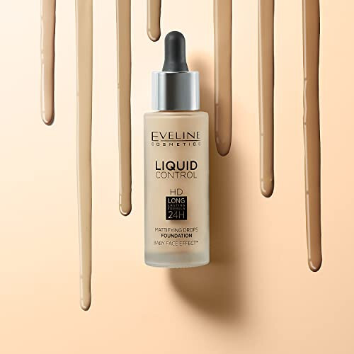 EVELINE LIQUID CONTROL HD Longstay Mattierient Primer 32 ml (015 LIGHT VANILLA) 2