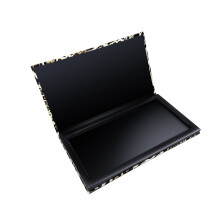 Allwon Magnetische Makeup Palette Leopard Leere Palette für Lidschatten Lippenstift Rouge Puder