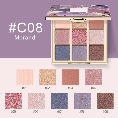 Eyeshadow Palettes Sparkly Eyeshadow Matte and Glitter Makeup Matte ...