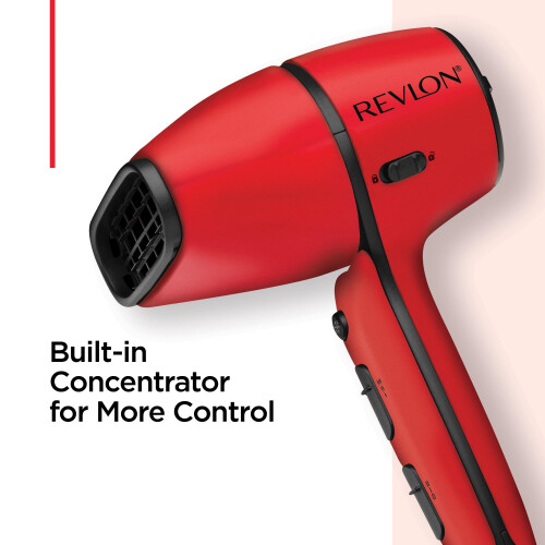 Revlon Airflow Control Dryer || Compact Dryer with Rotating Built-in Concentrator and Curl-Enhancing Diffuser, 2000W || RVDR5320 1