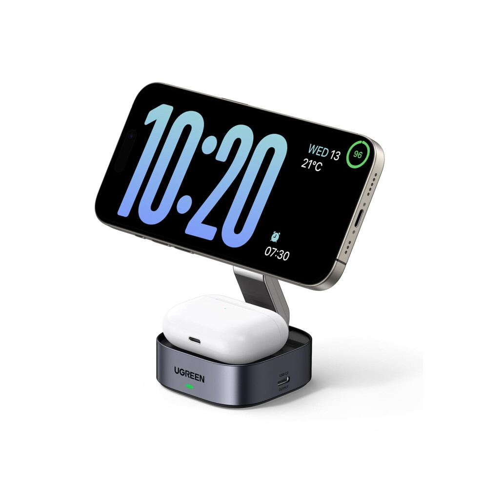 Wireless Charger Stand, Compatible With Magsafe Charging, 2-In-1 Magnetic Charging Station, Compatible With Iphone 15/15 Plus/15 Pro/15 Pro 6941876232789