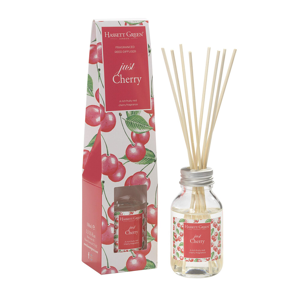 Hassett Green Just Lemon Indoor Fragrance Oil Reed Diffuser Long Lasting - 100ml - Image 3