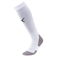 Men's LIGA Core Football Socks, White/Black, Size 4