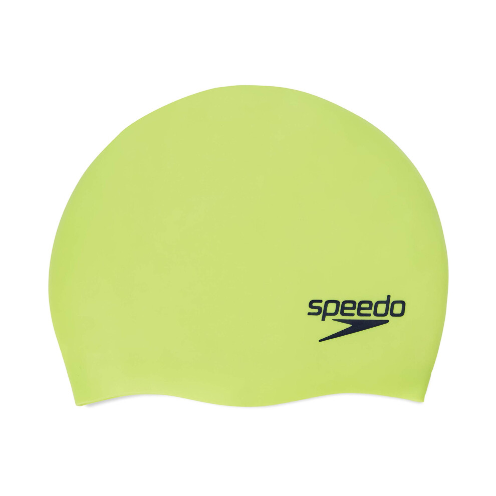 Unisex Adult Silicone Swim Cap, Lime Punch