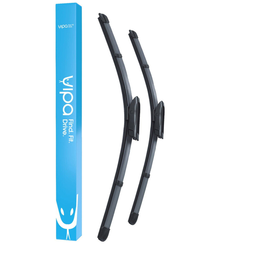Vipa Wiper Blade Kit Fits: Dacia Duster Suv Nov 2017 Onwards Black 5060121750555