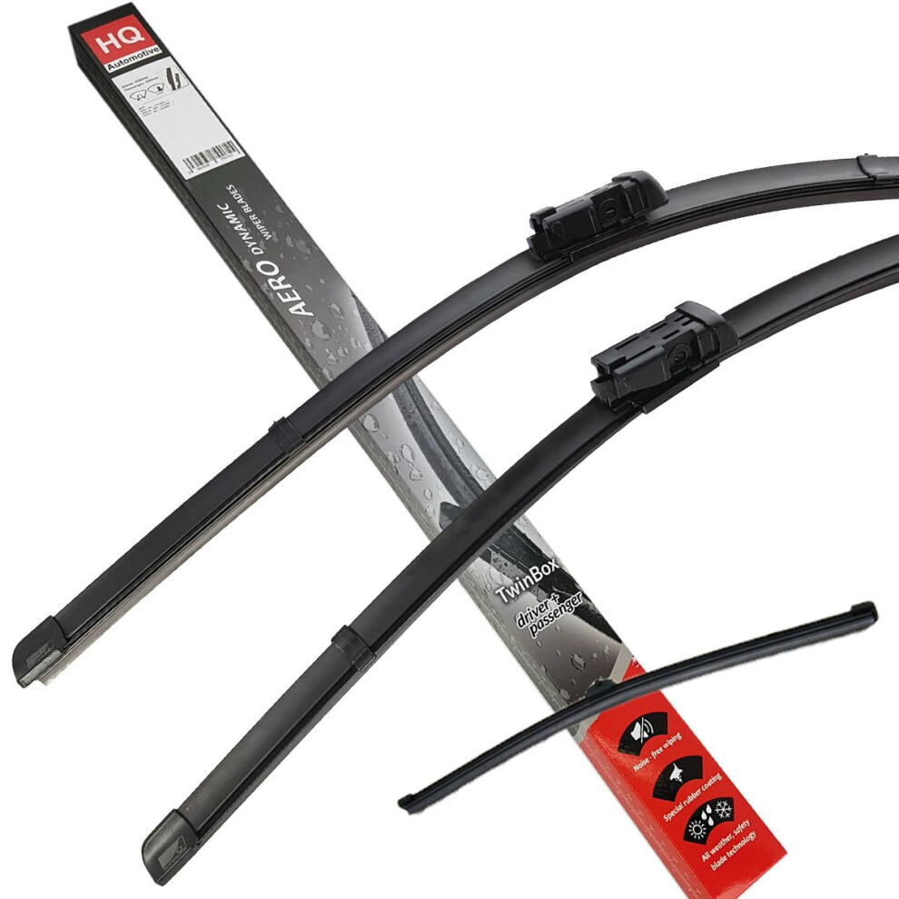 Windscreen Wiper Blades 3Pcs Kit | Fits: Audi A3 2012-Onwards, | Model: Adb81-624|Hq4a13 5060538799048