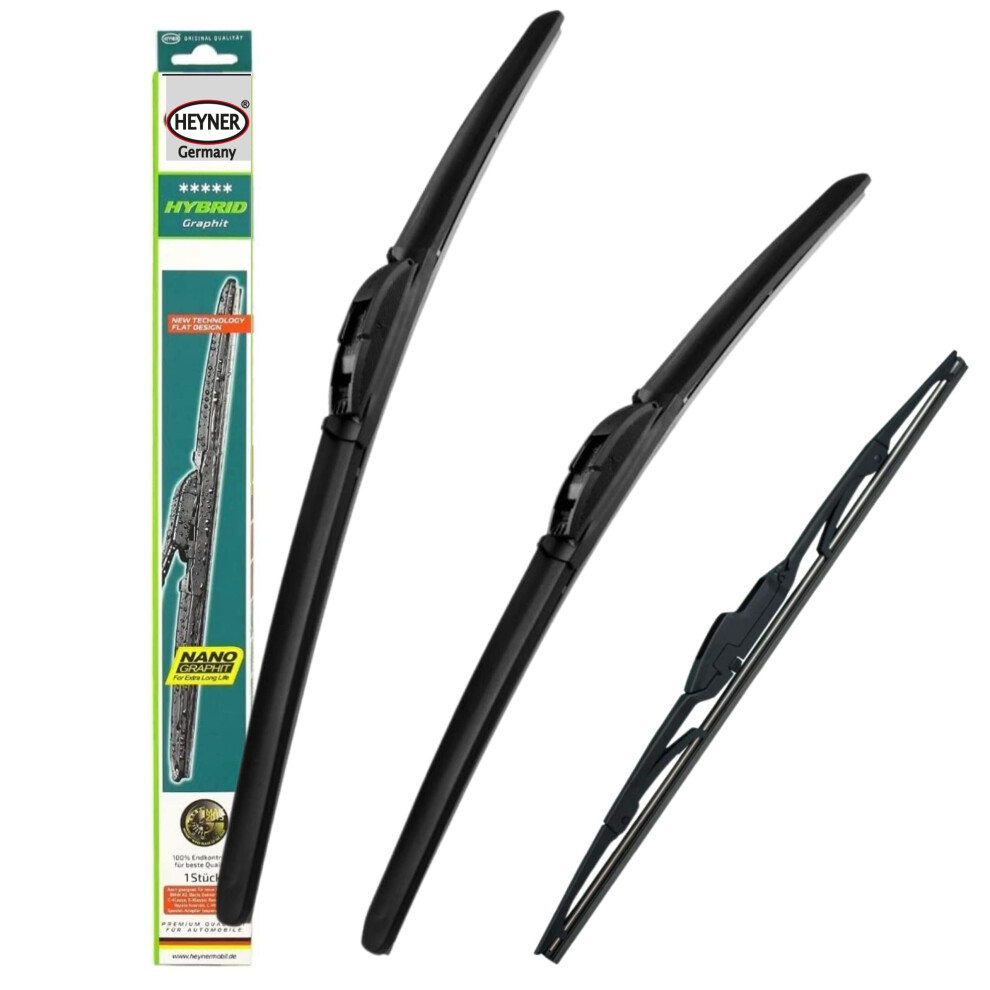 Wiper Blades Fits Mitsubishi Outlander 2012-On Full Set Hybrid Windscreen Wipers Hh2618h12arc 5055668248610