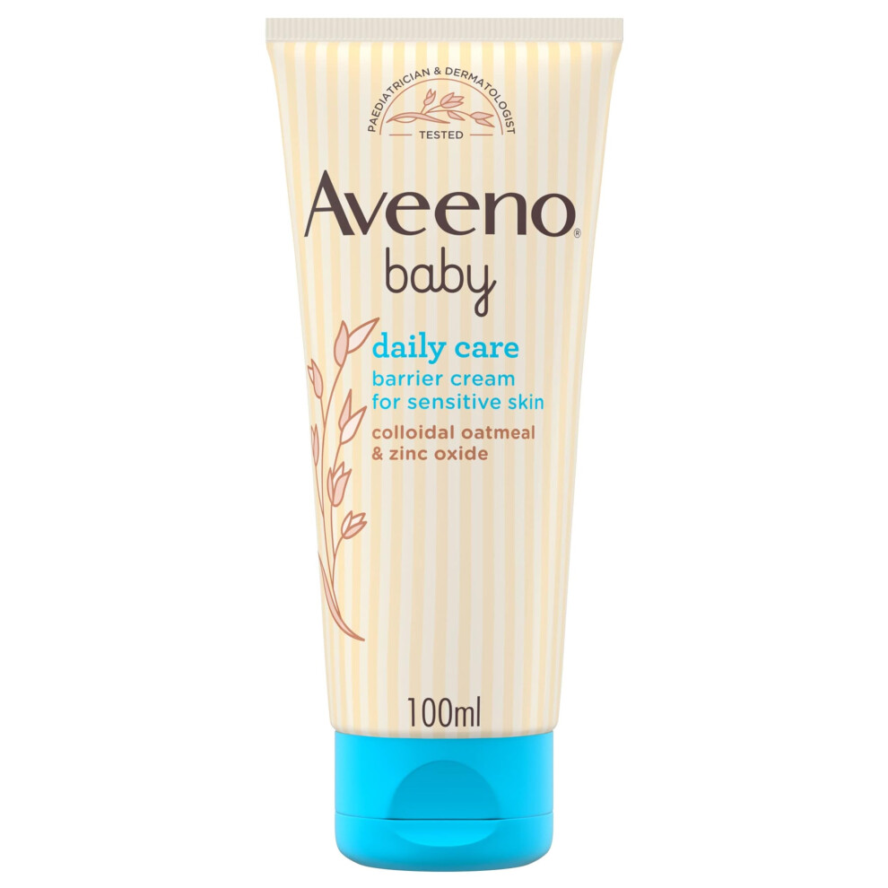 AVEENO Baby Daily Care Nappy Cream 100ml | Suitable for Newborn Baby Sensitive Skin