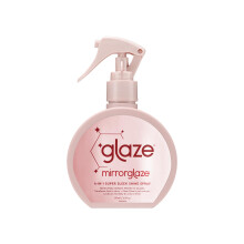 MirrorGlaze Super Sleek Hair Shine Spray – Transforms Frizz to Glass-Like Shine, Protects from Heat, Blocks Humidity + Repairs Bonds – 190ml