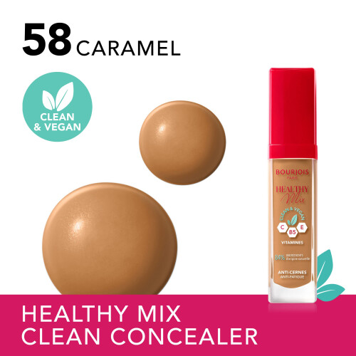 Bourjois Healthy Mix Clean Concealer 58 Caramel 6 ml 1