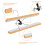 Amazon Wooden Pants Hangers, 10-Pack, 25 cm, Natural 3
