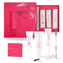 Eyebrow Lamination Kit – DIY Brow Lamination Set with Lifting Brow Gel, Perm, Serum and Dual Brow Brush – Brow Lift Kit for Fuller and Longer