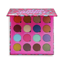 Makeup Obsession London, In The Neon Jungle, Eyeshadow Palette, 16 Shades, 20.8g