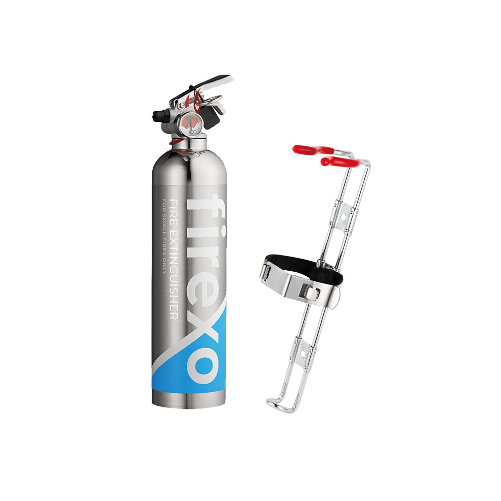 Firexo 7 in 1 Fire Extinguisher Stainless Steel 500ml Home BBQ Kitchen Car. New - Image 4