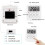 Magnetic Kitchen Digital Timer Clock Alarm with Mute/Loud Alarm Switch,3 in 1 Multifunctional 24H Count UP/Down Timer,Large LCD Display Memory 4